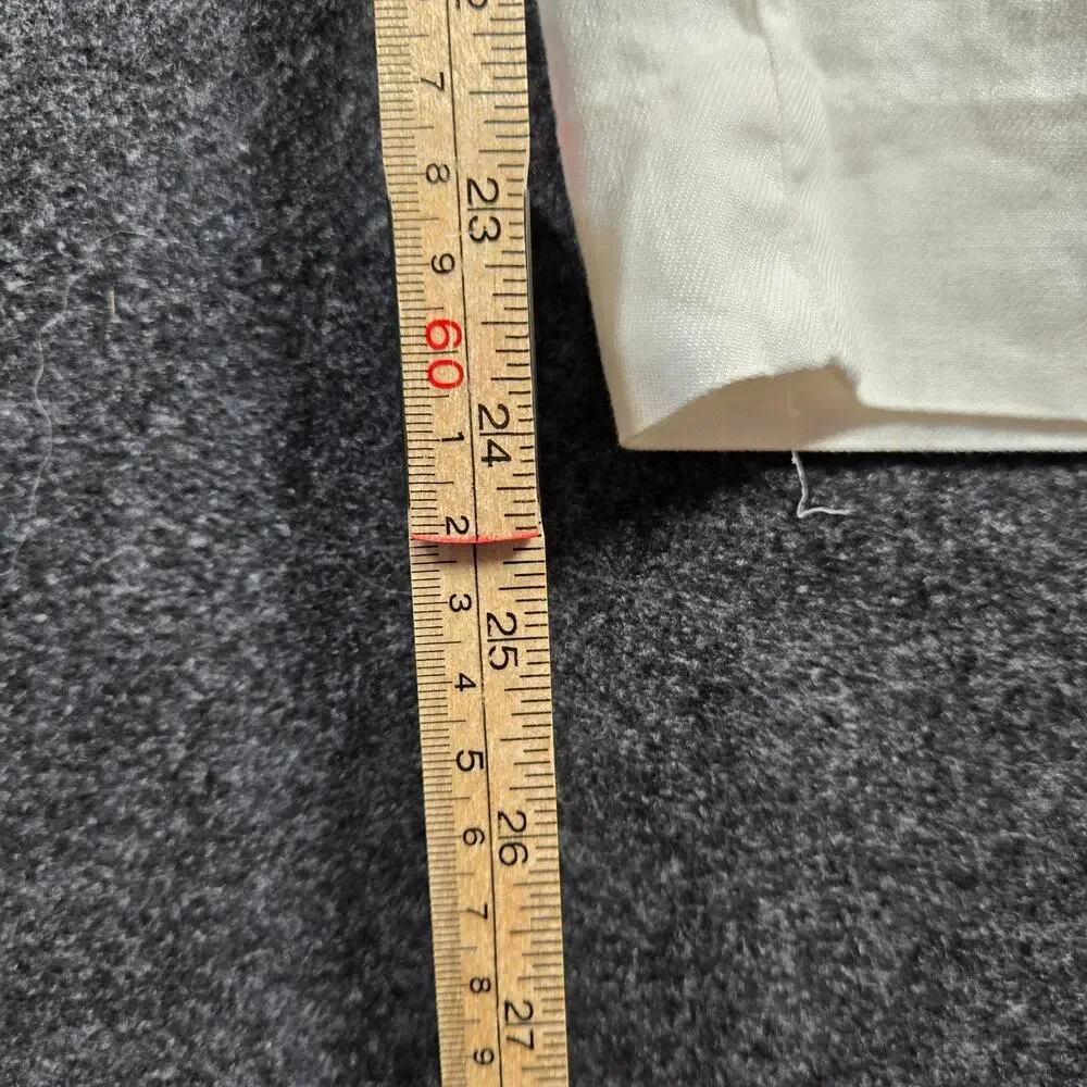 Babaton Aritzia Pants Size 4 Linen Blend Soft White Ankle Length Luxe Feel